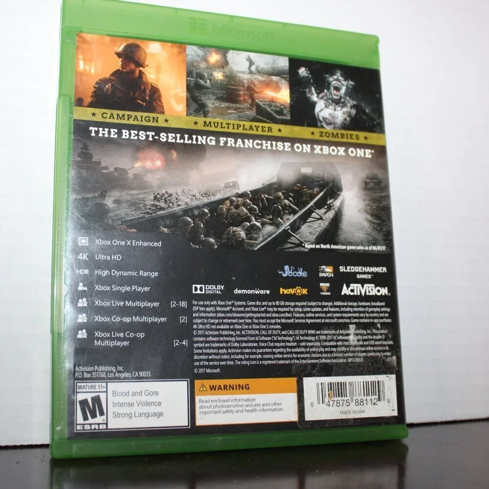 Xbox One Call of Duty: WWII - Sledgehammer Games